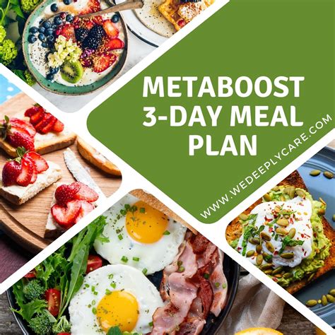 Discover the Metaboost 3 Day Plan and kickstart your metabolism. Follow this effective plan for 3 days to ignite your body's fat burning potential and achieve your weight loss goals..