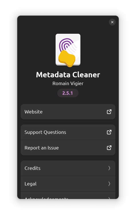 Metadata cleaner. Open this GroupDocs.Metadata free online tool in your favourite browser. Step 2. Click inside the file drop area to upload a ZIP file or drag & drop a ZIP file. Step 3. Click on "Clean Metadata" button to remove metadata from your ZIP. Step 4. Click on "Save" then on "Download" button to download the updated ZIP file. FAQ. 