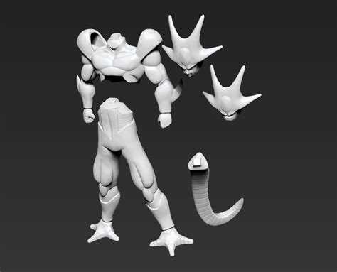 Metal Cooler Final Form Dragon Ball Z Figure for 3D print Model 3D