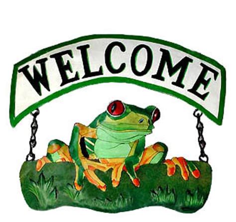 Metal Frog Signs - Etsy