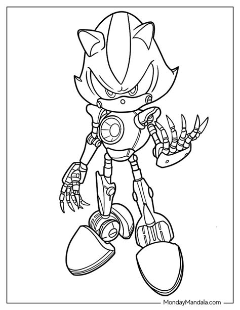 Metal Sonic Coloring