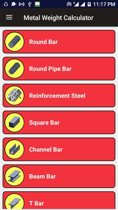 Metal Weight Calculator APK for Android Download