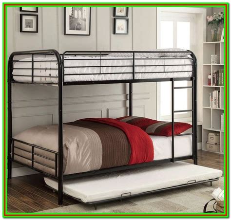 Metal bunk bed with trundle. Things To Know About Metal bunk bed with trundle. 
