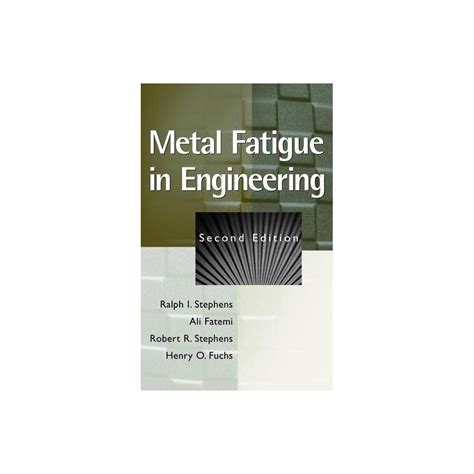 Metal fatigue in engineering solutions manual price. - Honda cbr 600 f4i service manual download.