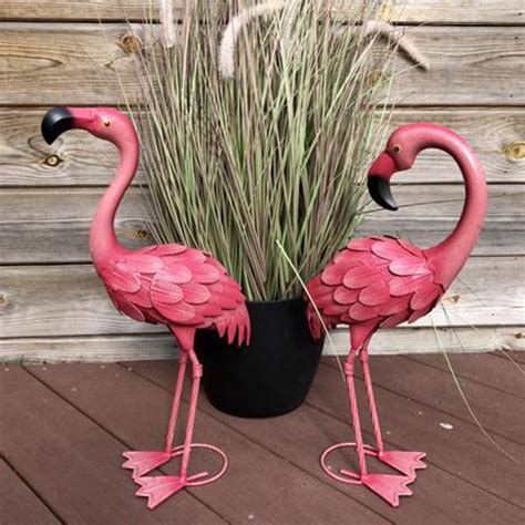 Metal flamingo yard art. About this item . 🦩FLAMINGO STATUE OVERVIEW: Beautifully handmade solar-powered 3-D simulation of Flamingo metal art decorations, the surface is delicately welded with the head, beak, eyes, wings, tail and feet of a flamingo .Eye-catching details and bright color hand-painted, it is a beautiful addition to your garden ; 🦩SOLAR … 