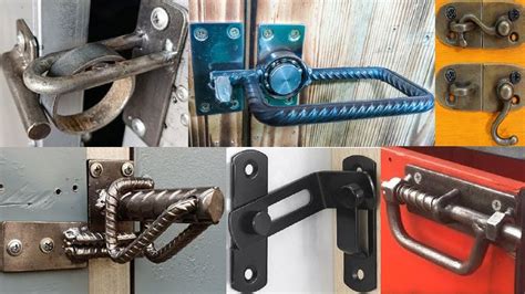 Metal gate latch ideas. The cylinder, cut from a piece of steel pipe, prevents thieves from using bolt cutters or a saw to cut through the lock's shackle. (DTN photo by Rob Lagerstrom) ... If you have gate latch ideas ... 
