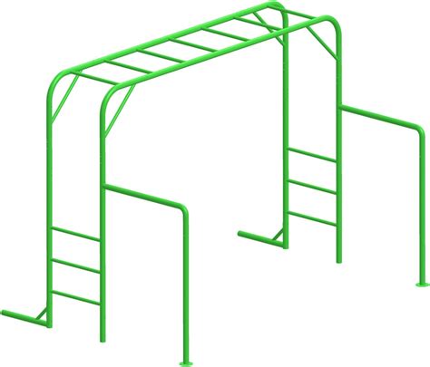 Metal monkey bars uk.  Play Metal Monkey Bars Climbing Frame with Stipp...