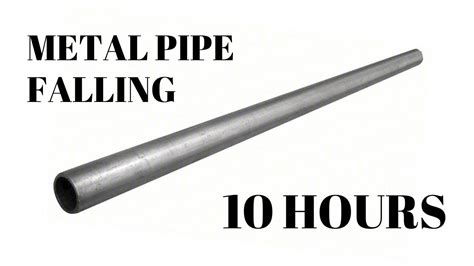 Metal pipe falling sound effect.  Industrial sounds.  Royalty-free pipe fall sound effe...