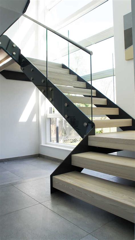 Metal stringer stairs.  3 Model 500 Staircase The Model 500 is a bespoke modern open staircase d...