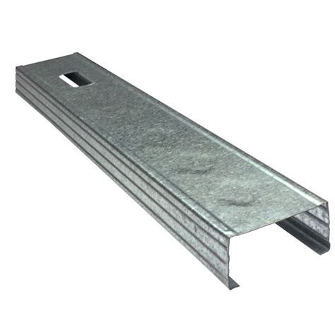 Metal stud and track are assembled to provide efficient, low cost interior framing for partition walls, ceilings, and column fireproofing. Advanced web technology for strength you can feel. UL fire tested and approved. Precise/adjustable stud positioning in track. Made from recycled steel product.. 
