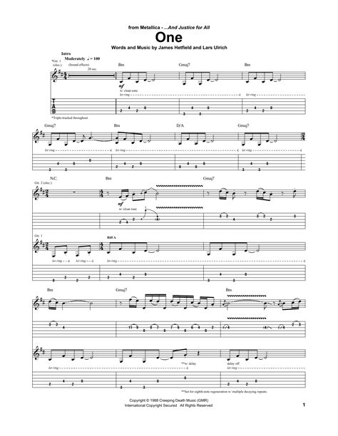 Metallica - One Chords & Tabs - Google