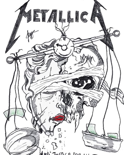 Metallica Coloring Pages Coloring Pages