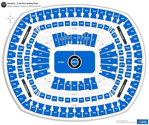 Metallica metlife seating chart. The number of rows in each section is typically around 10-20. Additionally some sections may have accessible wheelchair rows (WC, handicap, disabled, ADA) and SRO (Standing Room Only) areas. You can check the exact row numbers at Indianapolis Gainbridge Fieldhouse on the seating charts available on this page. 