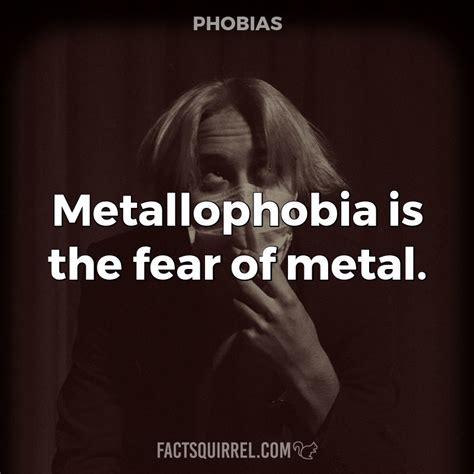 Metallophobia is the Fear of Metal