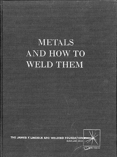 Metals And How To Weld Them Solution Manual Chegg.com