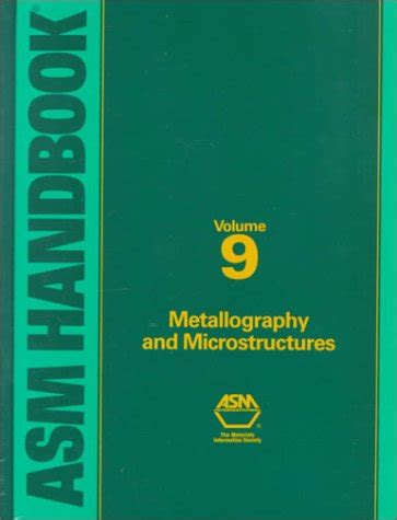 Metals handbook metallography and microstructures by john newby 1985 01 01. - Guida al livellamento del trofeo più difficile.