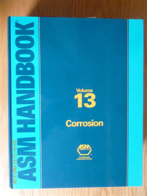 Metals handbook ninth edition volume 13 corrosion asm handbook. - Hampton bay 5050 air conditioner manual.