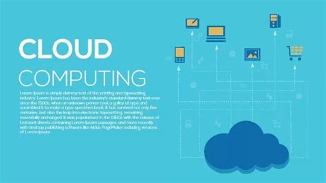 Metaphor Cloud Computing Powerpoint Template And Keynote Slide
