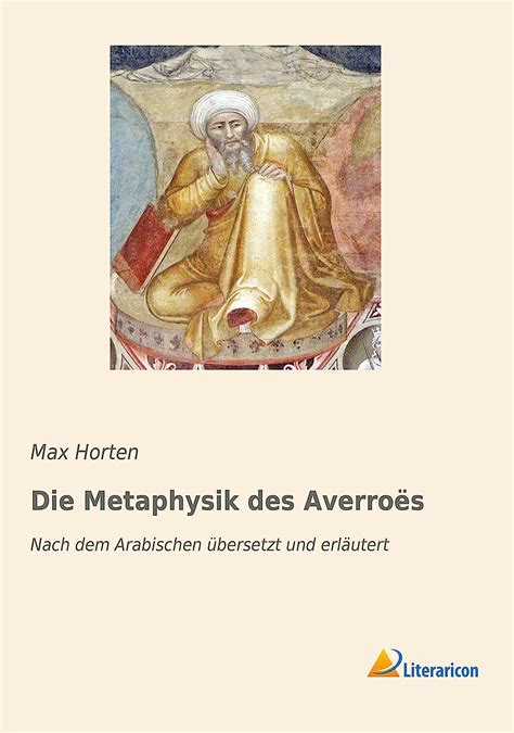 Metaphysik des averroes (1198) nach dem arabischen übersetzt und erläutert von max horten. - Os princípios da razoabilidade e da ampla defesa.