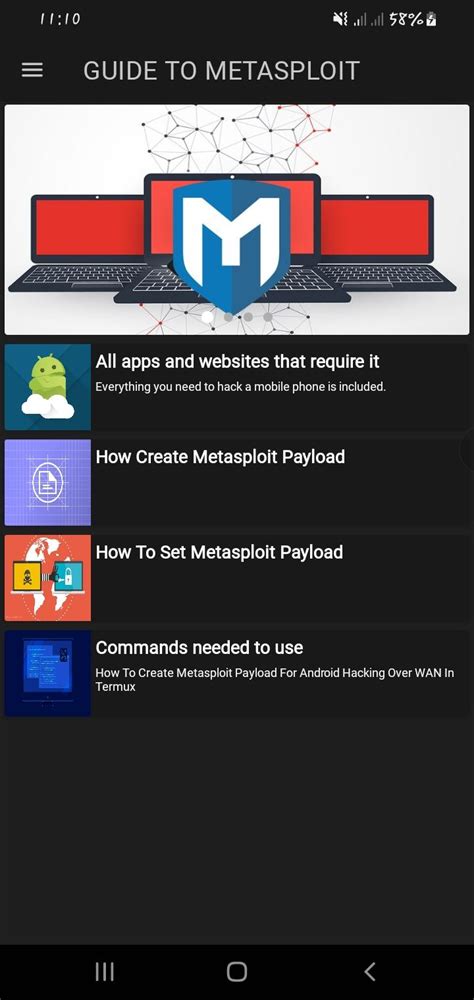 Metasploit android apk.  To accomplish this, an Feb 25, 2024 · An APK...