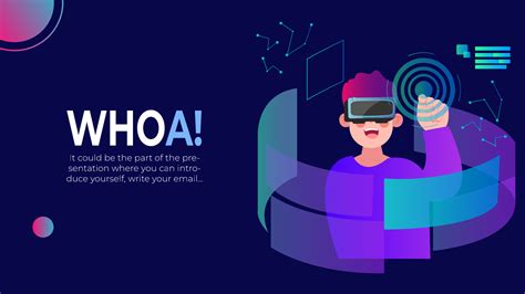 Metaverse Presentation Google Slide and PowerPoint Template, Hi Tech