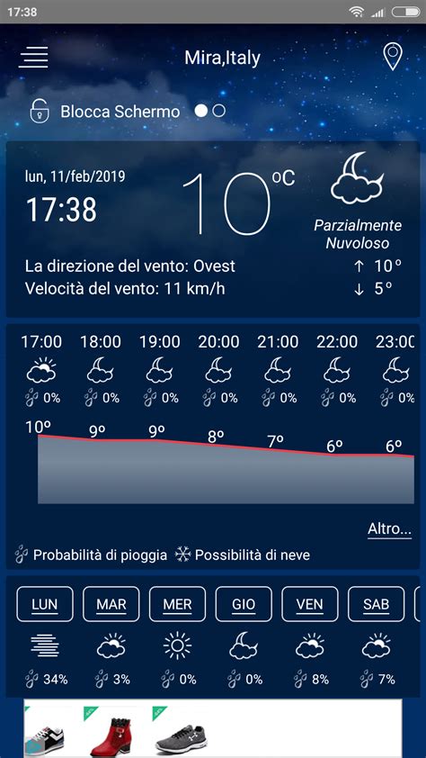 Meteo in tempo reale Meteo in Diretta