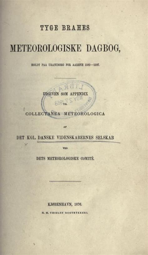 Meteorologiske dagbog, holdt paa uraniborg for aarene 1582 1597. - Global distributive justice by chris armstrong.