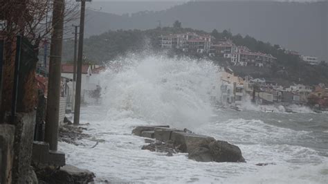 Meteoroloji’den Marmara ve Ege’nin bazı kesimleri için fırtına uyarısı