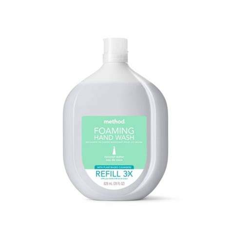 Method Foaming Hand Soap, Refill, Coconut Water, 28 …