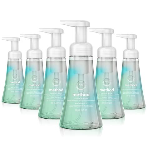 Method Foaming Hand Wash, Coconut Water, 10 oz, 6 pack, …