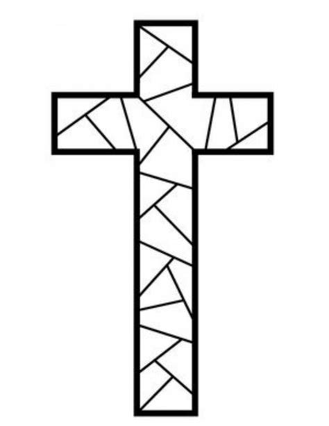 Methodist Cross Coloring Page Coloring Pages