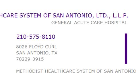 Methodist Healthcare System of San Antonio, Ltd., L.L.P. Cath …