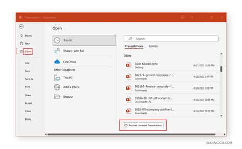 Methods on How to Recover an Unsaved PowerPoint File
