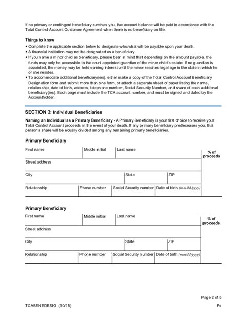 Metlife Total Control Account Beneficiary Form 20202021 Fill and