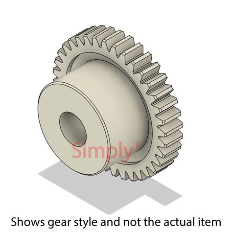 Metric Delrin Spur Gears - Gears and Sprockets