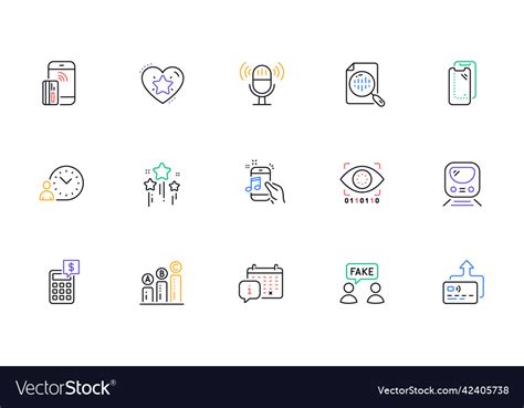 Metro Calendar And Time Management Line Icons For Website Printing For
