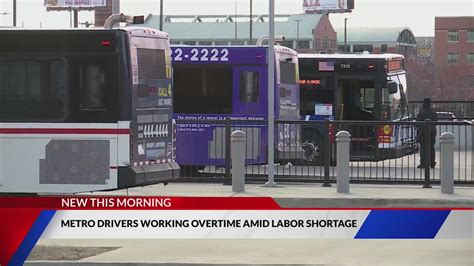 Metro drivers working overtime amid labor shortage