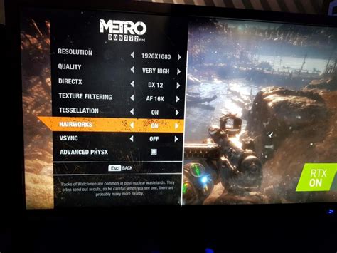 Metro exodus settings menu.  Sometimes the Nvidia Control Panel can behave ...