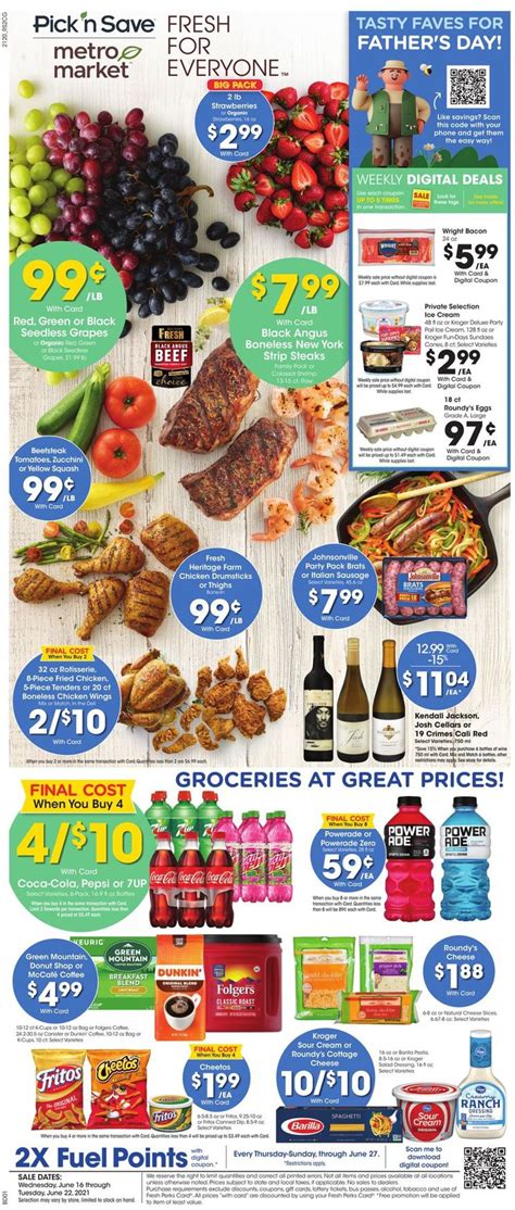 Metro Market Brookfield - 127th Ca. Weekly Ad; Gift Cards; Recipes; Meal Planning; Blog; Payment Cards; Find a Store; Digital Coupons; Your Featured Weekly Deals. Featured Savings. We've got a week of hot deals you don't want to miss. Simply clip the coupons and use up to 5 times through 11/1. ... Simply clip your digital coupon and start ...