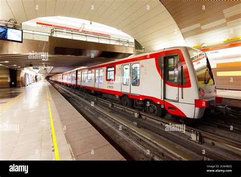 Metro or Subway in Santiago Chile