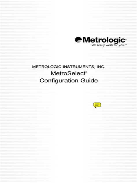 MetroSelect Configuration Guide 02407H