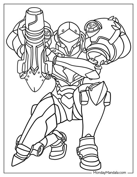 Metroid Coloring Pages