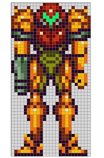 Metroid Sprite Grid