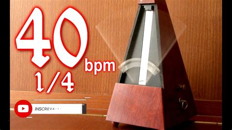 Metronome 40 BPM YouTube.