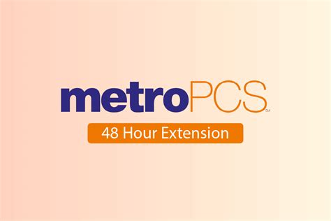 Metropcs 72 hour extension online. Welcome to the Metro by T-Mobile (formally MetroPCS) subreddit! Metro by T-Mobile covers 99% of people in America and offers the fastest 4G LTE in America powered by the incredible T-Mobile network. This is the #1 place to discuss everything Metro by T-Mobile. ... I need to get my high security code taken off my account so I can get a 72 hour ... 