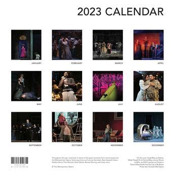 Metropolitan Opera Calendar
