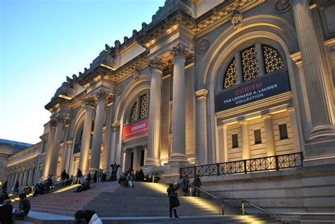  The Metropolitan Museum of Art. 55,233 reviews. #4 of 2,162 things to do in New York City. Points of Interest & LandmarksArt Museums. Closed now. 10:00 AM - 5:00 PM. Write a review. About. At New York City's most visited museum and attraction, you will experience over 5,000 years of art from around the world. . 