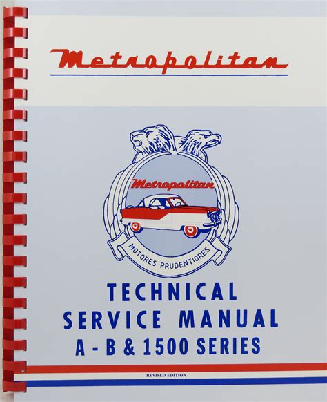 Metropolitan technical service manual a b 1500. - Erasmus von rotterdam und die römische kurie..