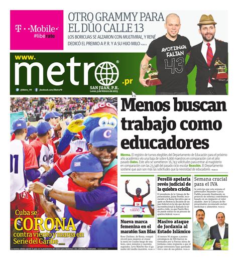Metropr. Metro Puerto Rico. Metro Puerto Rico is a for-profit multi-platform media outlet in Puerto Rico that delivers journalistic information focused on young professional adults. Our printed product reaches all the urban areas with a strategic distribution. Our website reaches the entire audience with Internet access in Puerto Rico. 