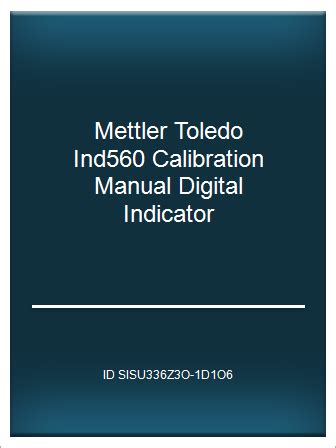 Mettler toledo ind560 calibration manual digital indicator. - Jüdisches leben und antisemitismus im 19. und 20. jahrhundert.